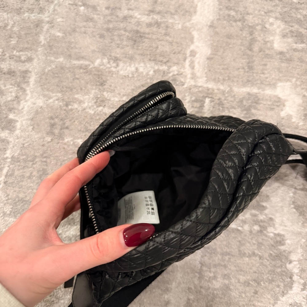 Moncler Black Quilted Belt Bag - Picture 5 of 6